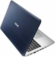 Asus notebook Dark Blue Metal 15.6 HD Core i3-4030U 4GB 750GB DO
