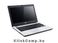 AcerE5-471-39VH 14.0 laptop HD LED LCD, Intel® Core™ i3-4030U, 4, 500GB HDD / 5400, UMA, Boot-up Linux, Fehér