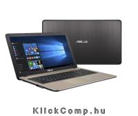 ASUS laptop 15,6 N3700 Win10 fekete-ezüst