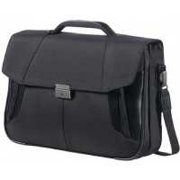 15.6  Notebook táska Samsonite XBR Briefcase 2 Gussets Fekete