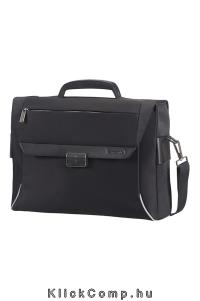 16 Notebook táska, SAMSONITE BRIEFCASE 2 GUSSETS - SPECTROLITE BLACK (55691)