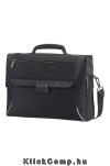 16 Notebook táska, SAMSONITE BRIEFCASE 2 GUSSETS - SPECTROLITE BLACK (55691)