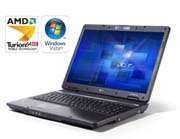 Acer Travelmate 7520-401G16 17 laptop CB TURION 1,9GHz 160GB 1GB 1 év szervizben gar. Acer notebook