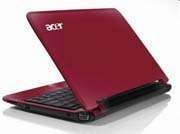 Acer One 532h-2D piros netbook 10.1 Atom N450 1.66GHz 1GB 250G W PNR 1 év gar. Acer netbook mini laptop