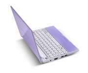 Acer One Happy lila netbook 10.1 WSVGA ADC N550 1.5GHz GMA3150 1GB 250GB W7ST 1 év PNR