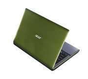 Acer Aspire 4755G zöld notebook 14 i3 2330M 2.2GHz nV GT540 4GB 500GB Linux 1 év PNR