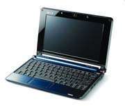 Acer Aspire ONE A150 netbook, kék 3G netbook 8.9 WSVGA LED Atom N270 1.6GHz 2x51 PNR 1 év gar. Acer netbook mini laptop
