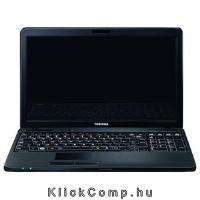 Toshiba Satellite 15.6 laptop , Intel B950, 4GB, 500GB, DOS, Fekete notebook Toshiba