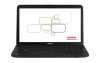 Toshiba Satellite 15.6 laptop , Intel B830, 2GB, 320GB, DOS, Fekete