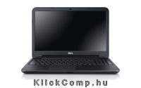 DELL Insp. 3537 5434 15.6 laptop HD, i5-4200U, 4GB, 500GB, DVD-RW, HD8670M 1GB, BT, U Linux, 6 cell, Fekete
