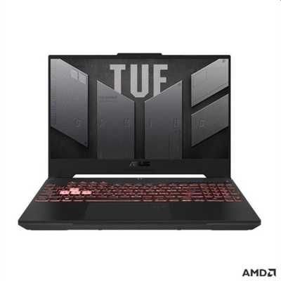 Asus TUF laptop 15,6 FHD R9-8945H 16GB 512GB RTX4060 W11 szürke Asus TUF Gaming A15 Asus TUF laptop 15,6 FHD R9-8945H 16GB 512GB RTX4060 W11 szürke Asus TUF Gaming A15