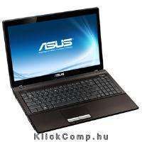 ASUS 15,6 laptop AMD Dual-Core E-450 1,66 GHz/3GB/500GB/DVD író notebook 2 ASUS szervizben, ügyfélszolgálat: +36-1-505-4561 K53BY-SX218D