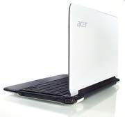ACER Aspire One netbook 751h-52Bw 11.6 LED CB, Intel Atom Z520 1,33GHz, 1GB, 160GB, Integrált VGA, XP Home, 3cell, fehér Acer netbook mini laptop