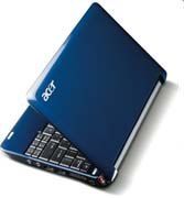 ACER Aspire One netbook 751h-52Bb 11.6 LED CB, Intel Atom Z520 1,33GHz, 1GB, 160GB, Integrált VGA, XP Home, 3cell kék Acer netbook mini laptop