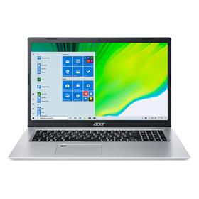 Acer Aspire laptop 17.3 FHD i5-1135G7 8GB 256GB NVIDIA® GeForce® MX350 Windows® 10 Home ezüst A517-52G-55UD