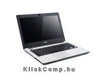 AcerE5-411-P6M2 14.0 laptop HD LED LCD, Intel® Pentium® Quad Core™ N3530, 4, 500GB HDD / 5400, UMA, Boot-up Linux, Fehér