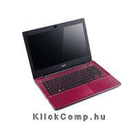 Acer Aspire E5-411-C0Y6 14 notebook /Intel Celeron Quad Core N2940 1,83GHz/4GB/500GB/DVD író/piros notebook