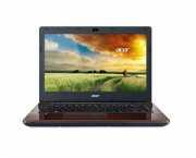 Acer Aspire E5 14 laptop HD LED PQC N3540 4GB 500GB DVD UMA Linux barna Acer E5-411-P1W6