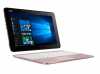 ASUS mini laptop és tablet-PC 10 Z8350 4GB 128GB WIN10 pink arany ASUS T101HA-GR033T