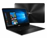 Asus laptop 15,6 FHD i7-7700HQ 8GB 512GB SSD GTX-1050Ti-4GB Win10  háttérvilágítású billentyűzet Fekete ZenBook Pro