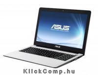 Asus notebook 15,6 LED, 2117U 1,8ghz, 4GB, 500GB, Intel HD, no ODD!, DOS, 2cell, Fehér