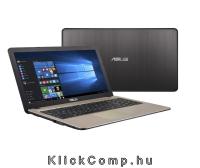 ASUS laptop 15,6 N3700 1TB fekete-ezüst