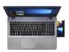 ASUS laptop 15.6 FHD i5-8250U 8GB 256GB SSD M.2 MX150-4GB Szürke Endless