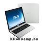 Asus notebook 15,6 LED, i3-3217U 1,8ghz, 4GB, 500GB, Intel HD, DVD-RW, DOS, 4cell, Fehér