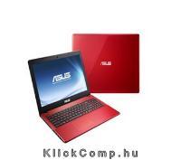 ASUS 15,6 notebook /Intel Pentium 2117U /4GB/500GB/Win8/piros notebook