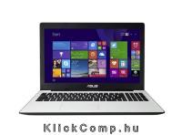 Asus notebook 15,6 LED, N2830 2,42ghz, 4GB, 500GB, Intel HD, DVDRW, DOS, 3cell, Fehér