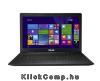 Asus notebook 15,6 LED, N3530 2,16ghz, 4GB, 500GB, Intel HD, DVDRW, DOS, 2cell, Fekete