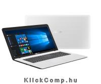 ASUS laptop 17,3 N3150 1TB fehér ASUS laptop 17,3 N3150 1TB fehér
