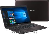 Asus laptop17,3 i3-6100U 4GB 1TB win10 barna