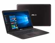 Asus laptop 17,3 i3-6100U 4GB 500GB DOS barna