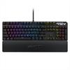 Gamer billentyűzet USB Asus TUF Gaming K3 RGB fekete HU