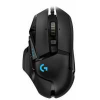 Gamer egér USB Logitech G502 HERO Lightsync fekete