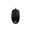 Gamer egér USB Logitech G203 Lightsync fekete