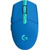 Vezetéknélküli egér Logitech G305 Lightspeed kék gamer mouse
