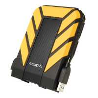 1TB külső HDD 2,5  USB3.1 ütés és vízálló sárga ADATA AHD710P külső winchester