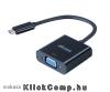 USB3.1C - VGA átalakító 15cm - Akasa AK-CBCA03-15BK