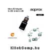 Micro SD adapter USB és MicroUSB átalakító APPROX APPC21