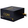600W Tápegység PFC 12 cm Chieftec Core BBS-600S 80PLUS Gold OEM