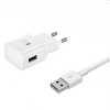 Hálózati gyorstöltő 2A Micro USB kábel 1m fehér