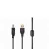 USB nyomtató-kábel 3m USB2.0 A-B apa/anya