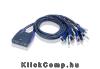 KVM S.4PC USB +kábel CS-64US