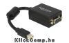 adapter mini Displayport > VGA 15 pin anya fekete Delock