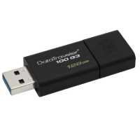 128GB PenDrive USB3.0 Fekete Kingston DT100G3/128GB Flash Drive