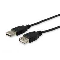 USB hosszabbító-kábel 1.8m USB2.0 A-A apa/anya, duplán árnyékolt