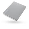 2TB Külső HDD 2.5  USB3.2 Gen 1. USB-A, USB Type-C Mac kompatibilis Toshiba Canvio Flex Ezüst