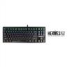 Gamer billentyűzet USB Gamdias HERMES E2 fekete HU